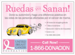 Donaciones de Carros Mujeres con Cancer de Mama